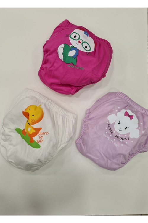 Kız Bebek Alıştırma Kilodu 3'Lü 2 Numara