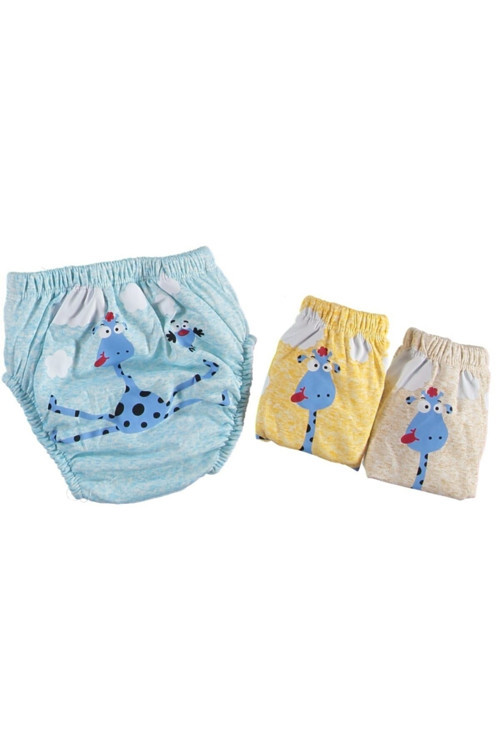 Çocuk Mavi Zürafalı Alıştırma Külodu 2 No 15-20 Kg