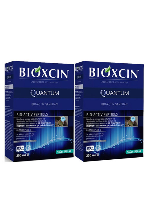Quantum Yağlı Saçlar Için Şampuan 300Ml X2 Adet