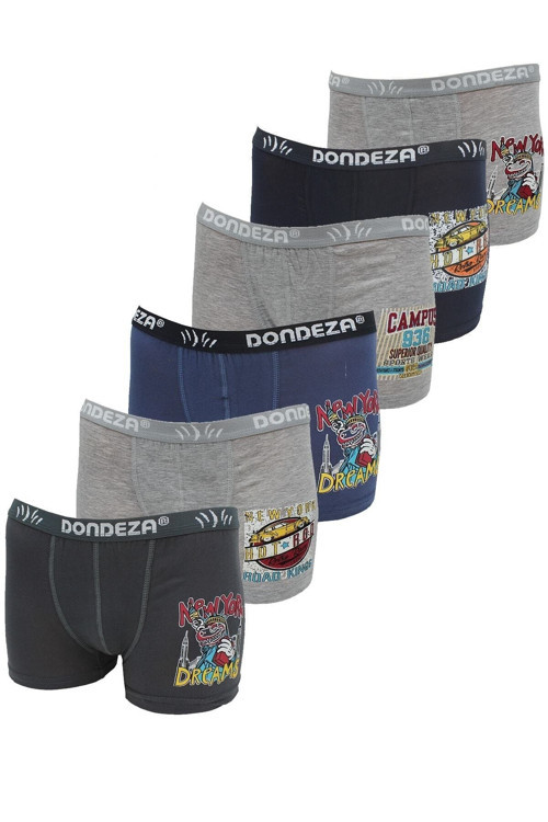 6'Lı Paket 506 Erkek Çocuk Boxer