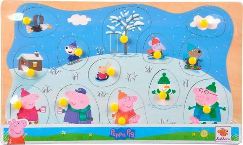 Eichhorn Peppa Pig Pin Puzzle - Kış 109265710