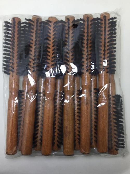 RD-557A Tel Koyu Ahşap Renk Saç Fırçası Tarak