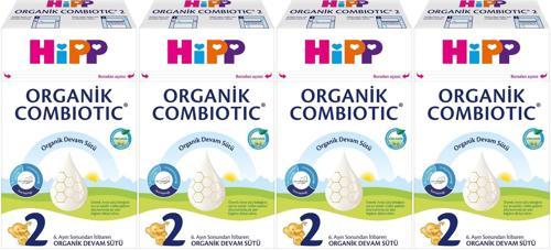 Organik Combiotic Devam Sütü 600GR No:2 (6-12 Ay) (4 Lü Set)