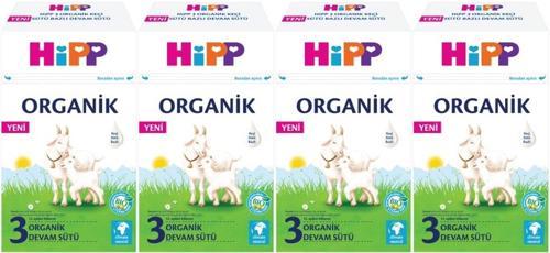 Organik Keçi Sütü Bazlı Devam Sütü 400GR No:3 (12.Aydan İtibaren) (4 Lü Set)