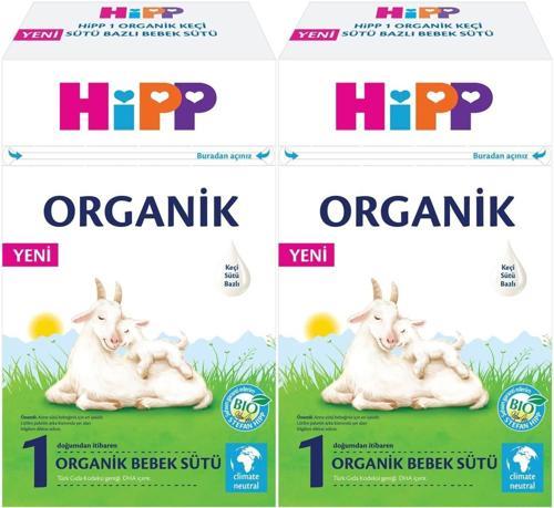 Organik Keçi Sütü Bazlı Devam Sütü 400GR No:1 (0-6 Ay) (2 Li Set)