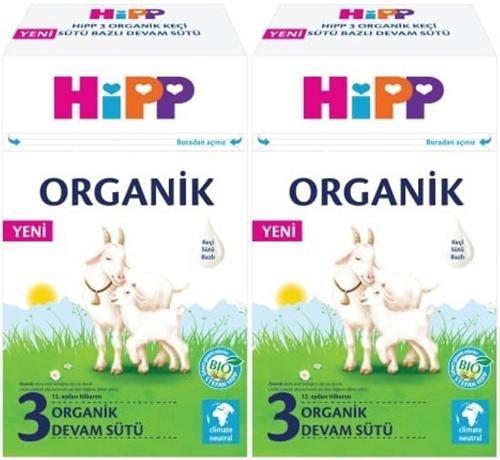Organik Keçi Sütü Bazlı Devam Sütü 400GR No:3 (12.Aydan İtibaren) (2 Li Set)