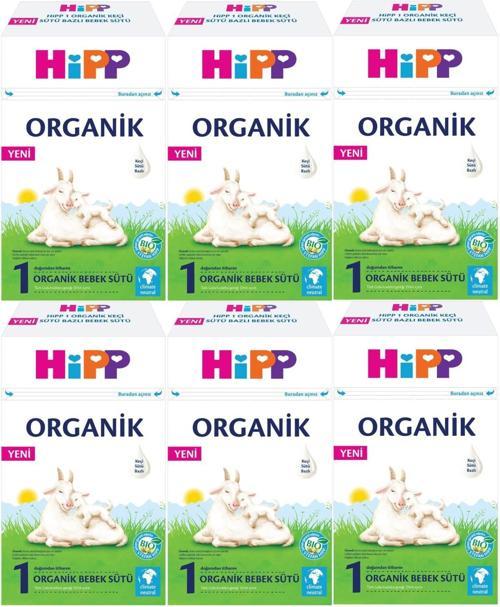 Organik Keçi Sütü Bazlı Devam Sütü 400GR No:1 (0-6 Ay) (6 Lı Set)