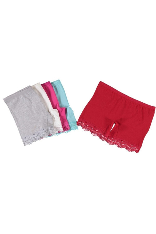 6'Lı Paket 409 Kız Çocuk Boxer