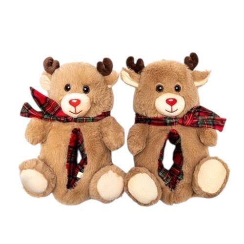 GG0569 Tw Yogi2 Kahve Hayvan Figürlü Kadın Panduf