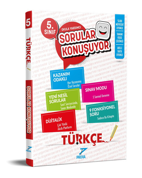 Pruva Akademi 2025 5. Sınıf Türkçe Sorular Konuşuyor Güncel Müfredat