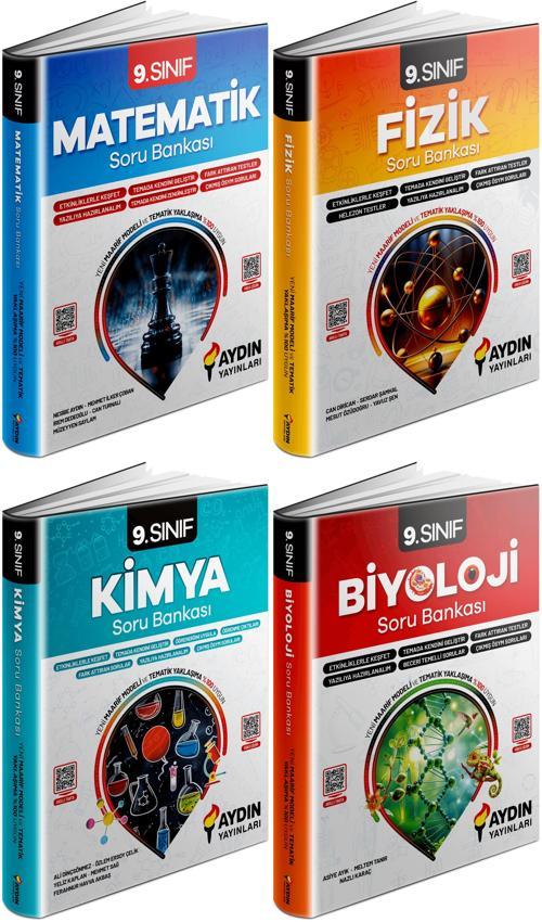 Aydın 2025 9. Sınıf Sayısal Konu Özetli Soru Bankası 4 Kitap