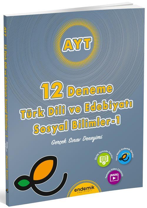 Endemik 2026 Ayt Türk Dili Ve Edebiyatı & Sosyal Bilimler-1 12 Li Deneme Sınavı