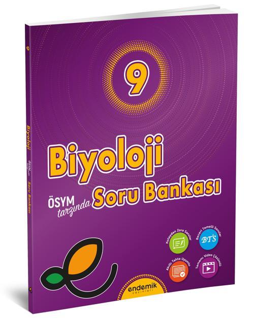 Endemik 2026 9. Sınıf Biyoloji Soru Bankası Güncel Müfredat