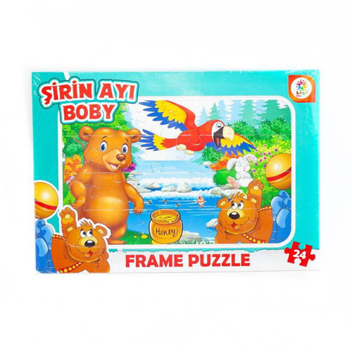 Frame Puzzle 24 Parça Ayı Ailesi