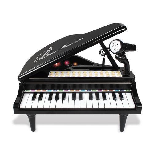 Mikrofonlu 31 Tuşlu Mp3 Çalar Piyano Siyah
