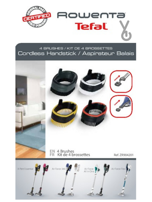 AIR FORCE ŞARJLI SÜPÜRGE Fırça Başlık 4 lü