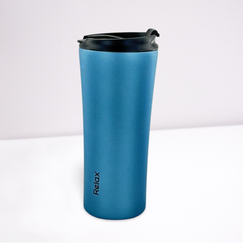 Thermos Mug 500 ml Paslanmaz Çelik Termos Açık Mavi