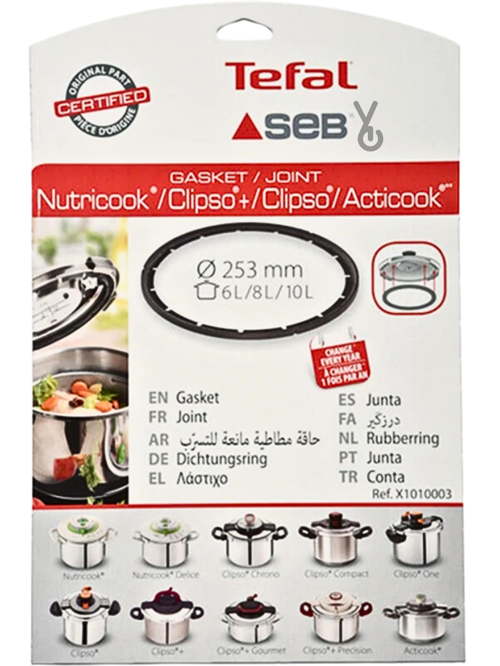 Nutricook Acticook Clipso Düdüklü Tencere 6-8-10 lt Lastik X1010003