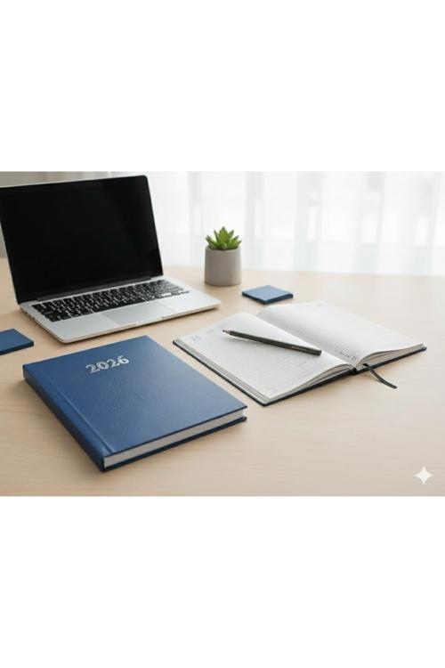 Ajanda 2026 Cilt Bezli 14x20