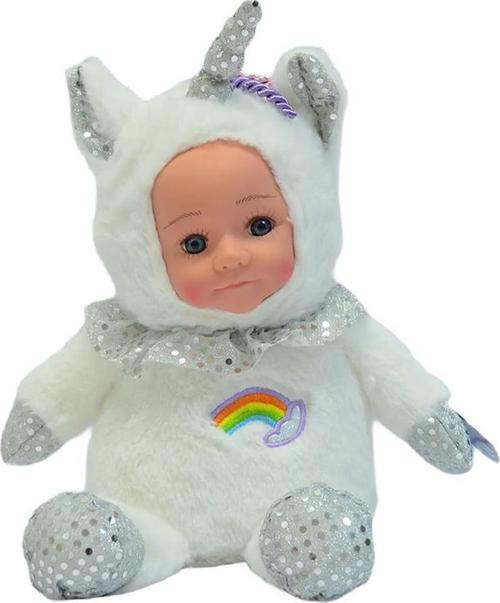 Sevimli Bebek Yüzlü Peluş Oyuncak Unicorn At 30 Cm