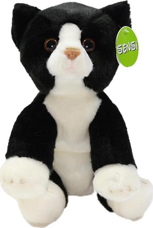 Sevimli Siyah Kara kedi Peluş Oyuncak30 cm