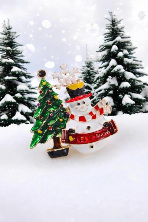 YILBAŞI NOEL YILBAŞI AĞACI KARDANADAM BROŞ