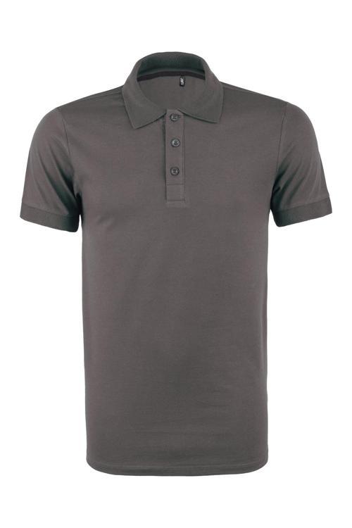 Polo Yaka Golf T-Shirtü %95 Pamuk Softtouch Tech. 3 Düğmeli Ribana Yaka