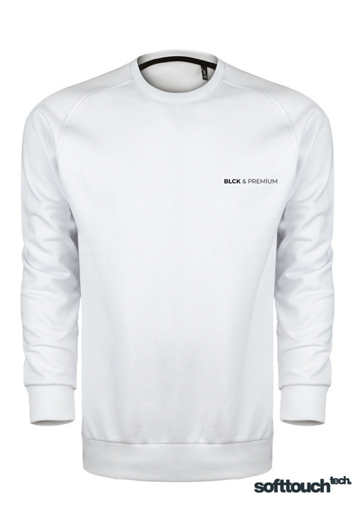 Baskılı Softtouch Tech. 3 İplik İpeksi Doku Unisex Sweatshirt 3 İplik Şardonsuz