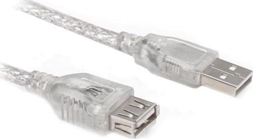 3 METRE ŞEFFAF USB UZATMA KABLOSU