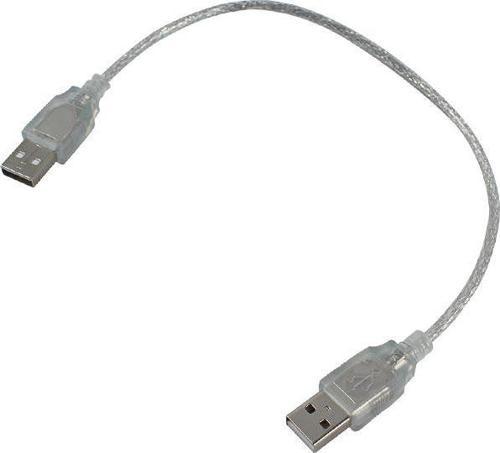 40 CM ŞEFFAF USB ERKEK-ERKEK KABLO