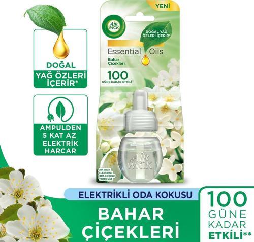 Elektrikli Oda Kokusu Yedek Şişe Bahar Çiçekleri - Esansiyel Yağlar Içerir*