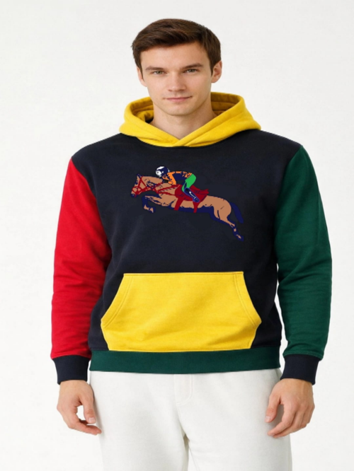Kapüşonlu Sweatshirt - Tarz / Logo Baskılı