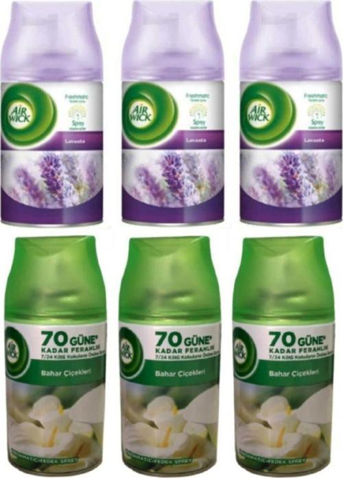 Oda Kokusu Mega Fırsat Lavanta 3 × 250ml Freshmatic Bahar Çiçekleri 3 X 250 Ml