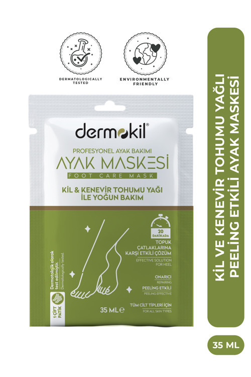 Kil & Kenevir Yağlı Ayak Maskesi 35 Ml