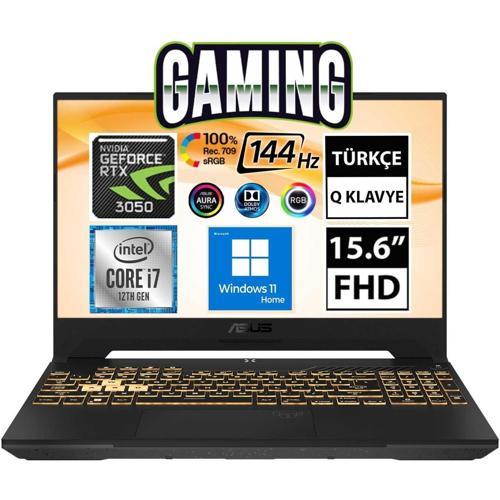 Tuf Gaming F15 FX507ZC4-HN008W01 I7-12700H 16GB 1tbssd RTX3050 15.6" Fullhd Windows 11 Home Taşınabilir Bilgisayar