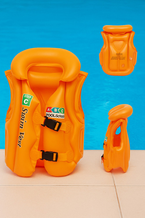 3-11 Yaş Arası 32Kg Kapasiteli Üstkalite Şişme Can Yeleği Yaz Deniz Sahil Çocuk Bebek Havuz