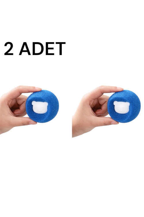 2Adet Giysilerdeki Kediköpek Tüyleri,Saç,Kıl Gibi Tüyleri Toplayan Çamaşır Makinesi Tüy Toplama Topu
