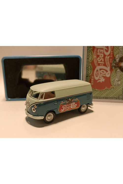 Diecast 1/72 Ölçekli Pepsi Cola Vw Camper Limited Tin Box