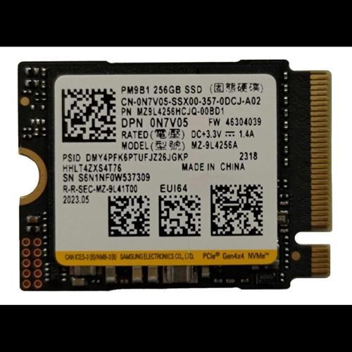 Pm9b1, Mz-9l4256hcjQ-00bd1, 256gb, 3300/1250, Gen4, Nvme Pcıe M.2 2230 Ssd (bulk)