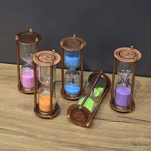 Büro Ev Ofis Dekoru için Tekli 30DK Zamanlı Kum Saati