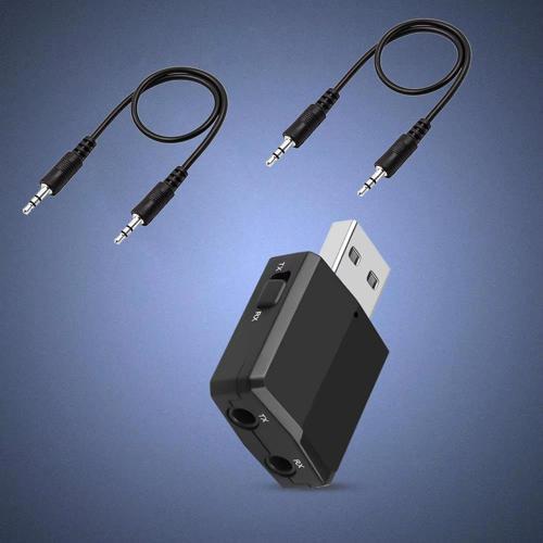 ZF-169Plus Kablosuz 3in1 Bluetooth 5.0 USB Ses Adaptörü Alıcı-Verici Transmitter-Receiver Araç 3.5mm Aux Stereo TV PC Hoparlör Bilgisayar Tablet Kulaklıklar İçin
