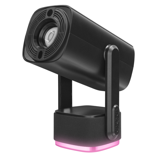 PJ08, Siyah, 150 LED Lümen, 1280x720, 1xHDMI, 1xUSB, WiFi, Bluetooth, 30.000 Saat Led Ömrü, 6W Speaker, 5200mAh