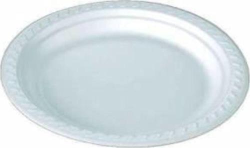 Yuvarlak Köpük Tabak Büyük Boy 33/c 100 Adet Beyaz