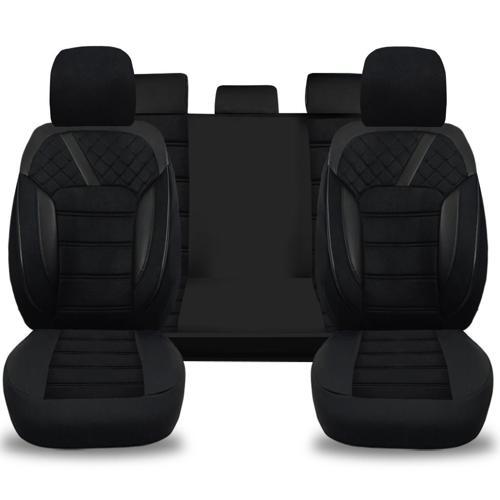 Her Araca Uyumlu Oto Koltuk Kılıfı Tam Set - Tay Tüyü