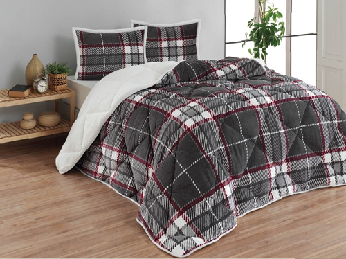Comforter Tek Kişilik Yorgan Seti - Anna Gri