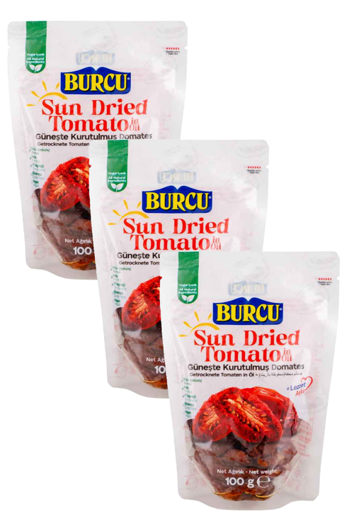 Güneşte Kurutulmuş Domates 100 gr x 3 Adet
