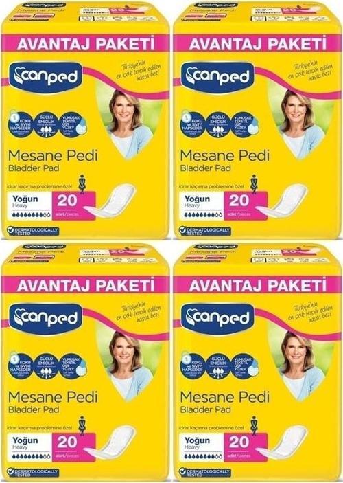 Mesane Pedi Büyük Boy L Beden (tam Yoğun) 20 X 4-80 Adet Avantaj Paketi