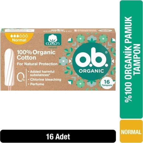 O.b Organic Normal Tampon 16'lı Paket