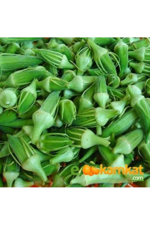 150 Adet Tohum Bulunan Organik Hasat Çiçek Köy Bamya Tohumu Sürpriz Hediye Tohumu