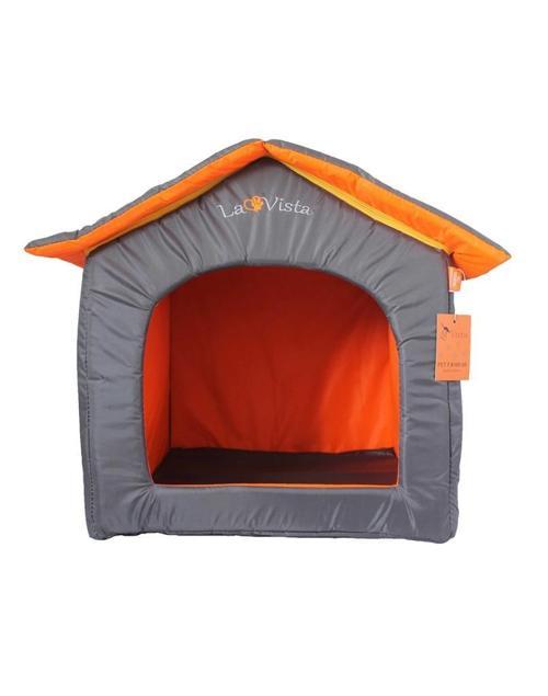 Dış Mekan Kedi ve KÜÇÜK Köpek Evi Füme 40-45-45cm